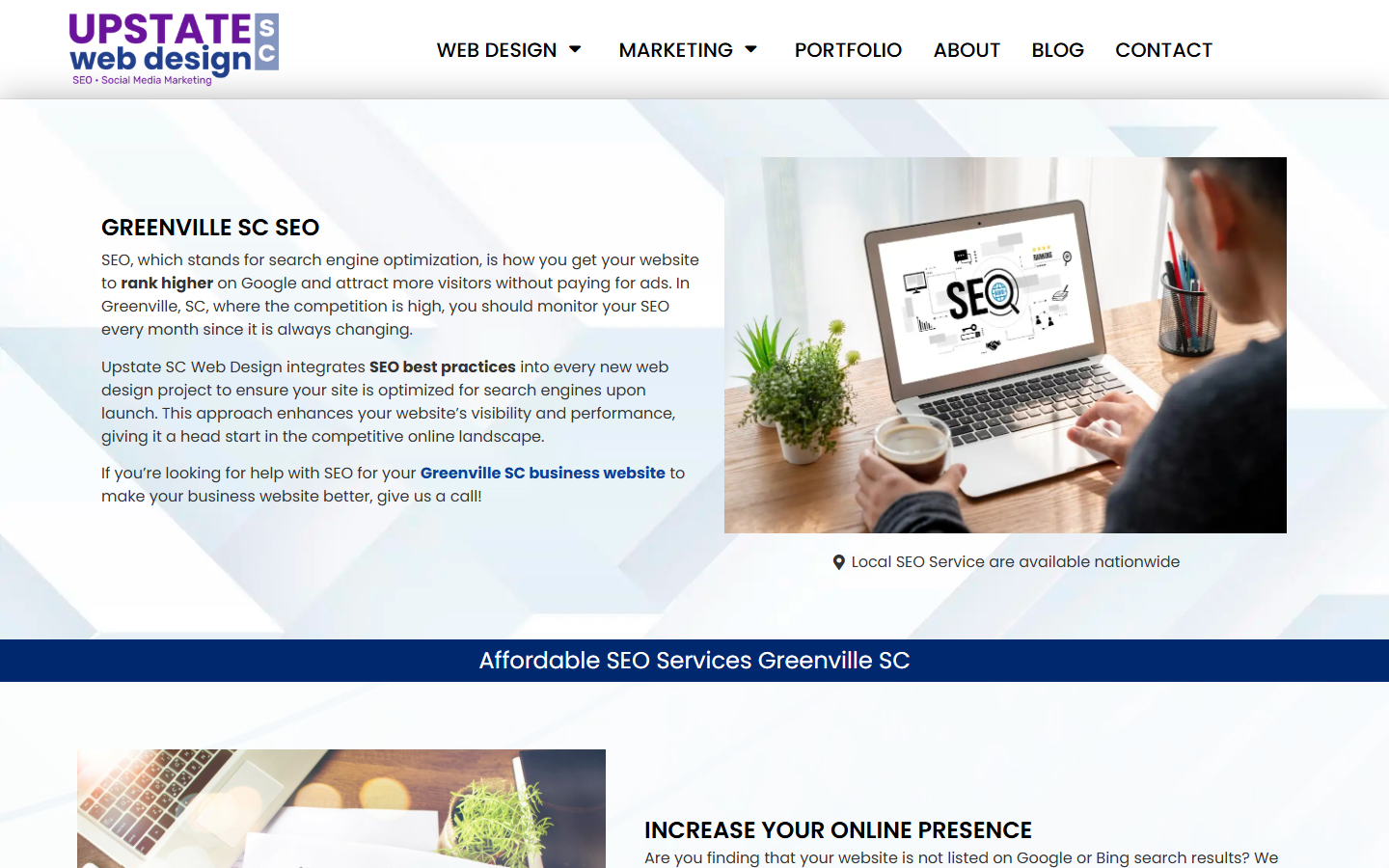 Upstate SC Web Design